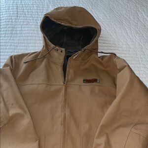 Columbia Men's Brown Hooded Jacket